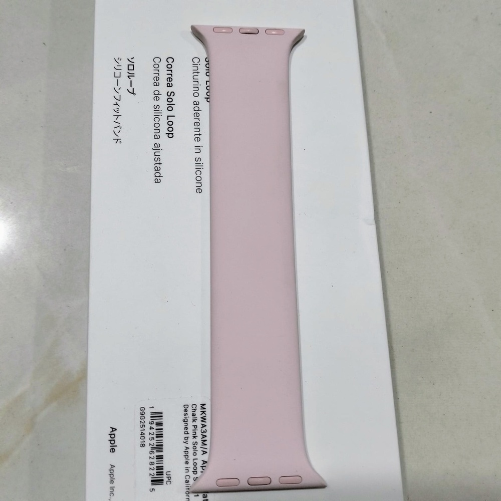 🟡Apple Watch 41mm Chalk Pink Solo Loop - Size 1 - Picture 7 of 11